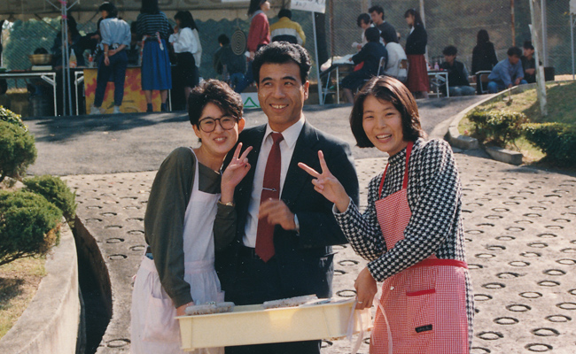 1985大学祭杉本宗夫先生と