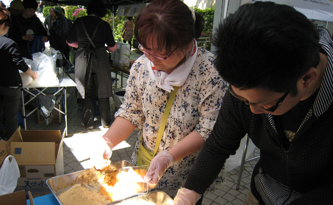 名東区民まつりに参加(わらび餅)